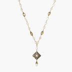 LUNAR PEARL DROP NECKLACE
