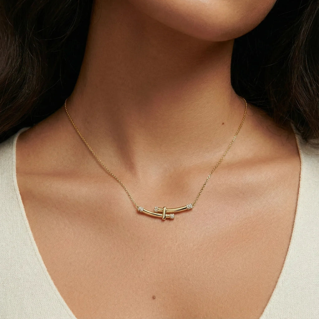 ARCANE CRYSTAL BAR NECKLACE