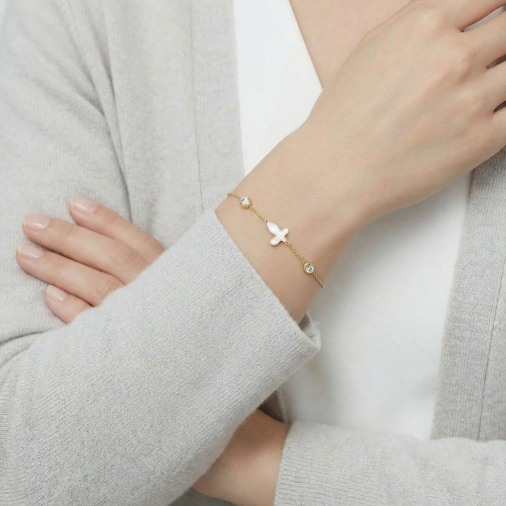 LUMINA BUTTERFLY PEARL BRACELET
