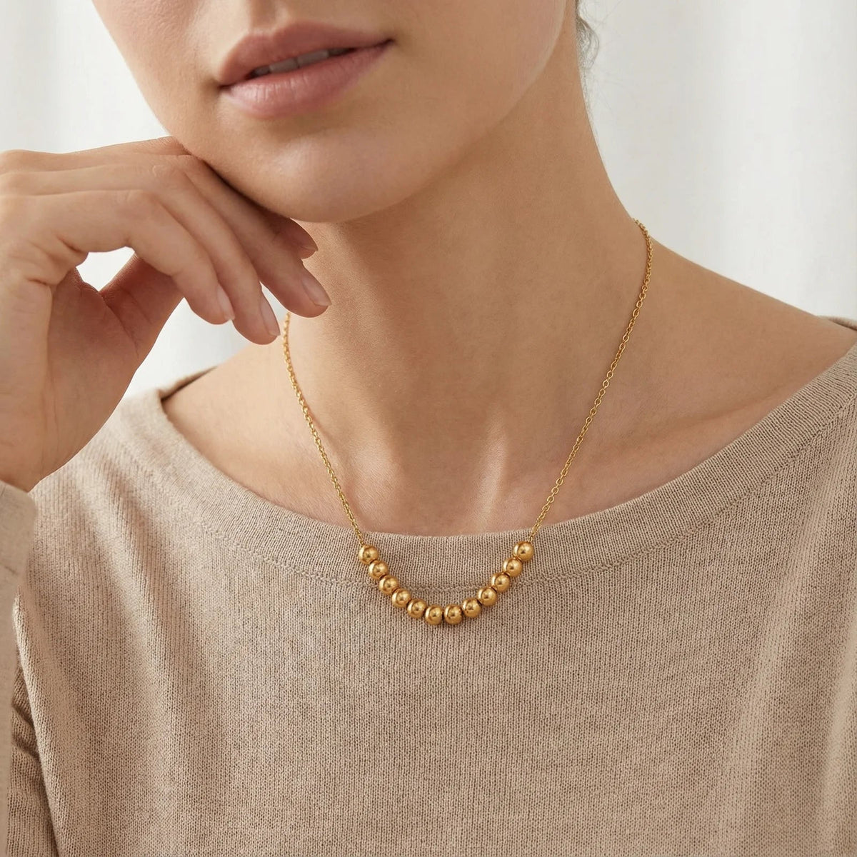 SMILE SPHERE NECKLACE
