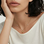 GOLD HEART NECKLACE - CRYSTAL STATION CHAIN