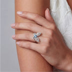 BUTTERFLY AQUAMARINE RING