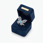 BUTTERFLY AQUAMARINE RING