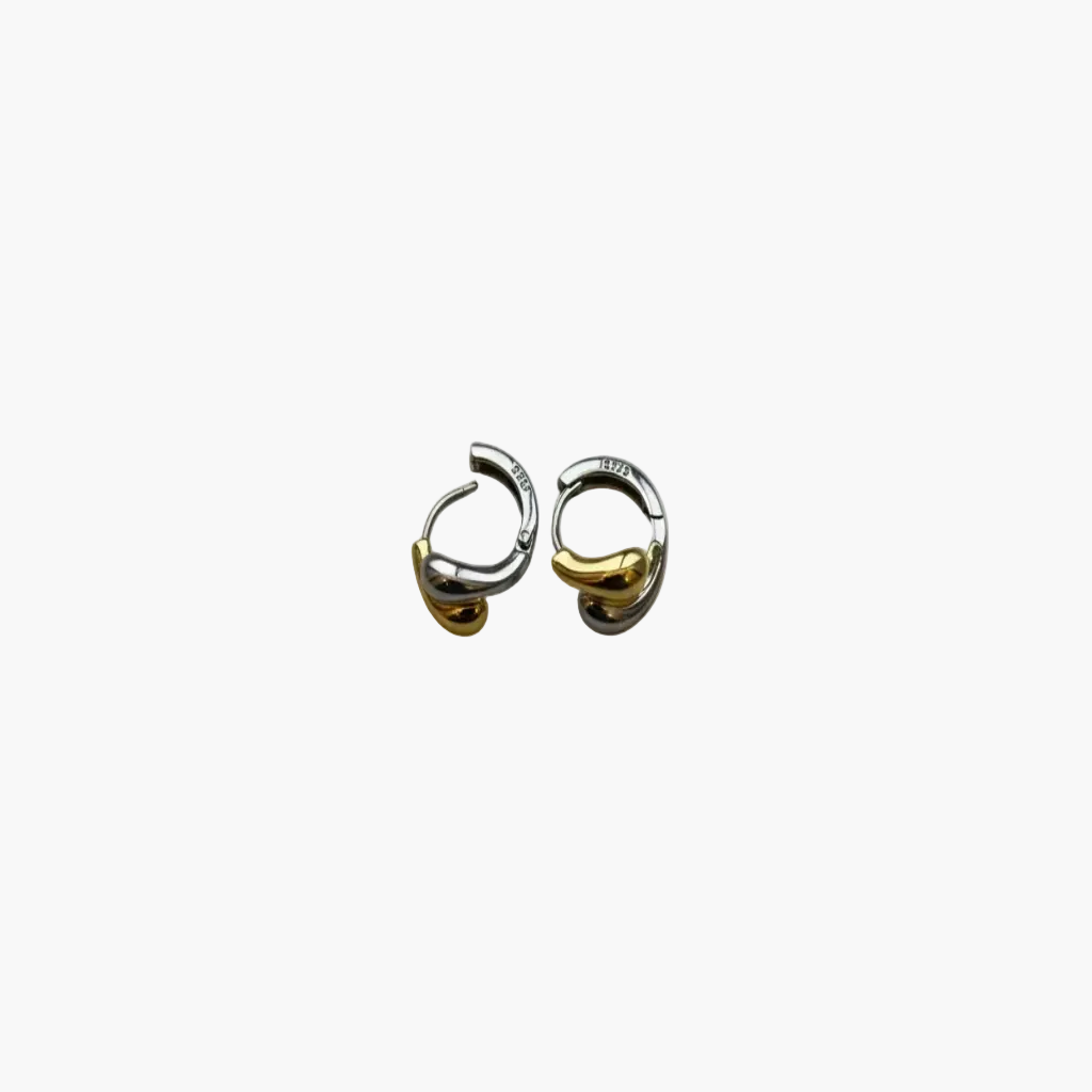 AURORA TEARDROP HOOP EARRINGS